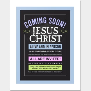 Jesus is Coming Soon Posters and Art